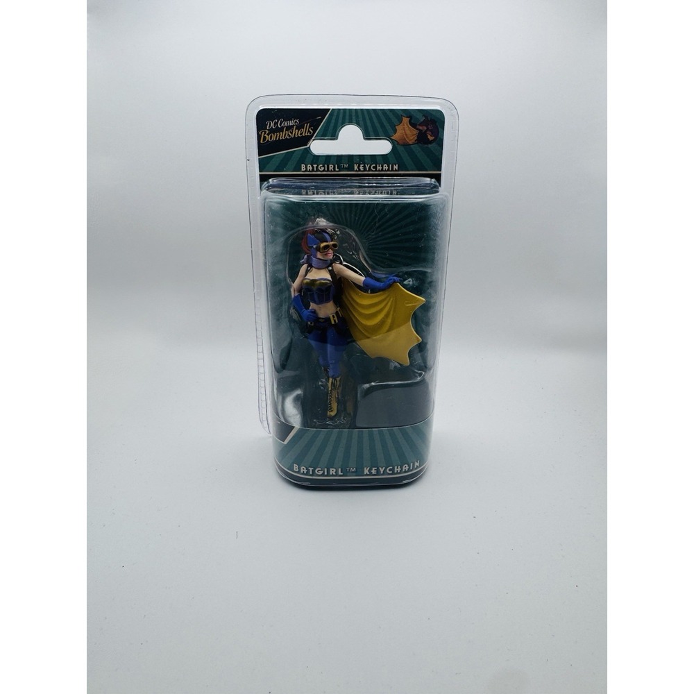 DC Comics Bombshells Batgirl Figure Keychain New Sealed Collectible